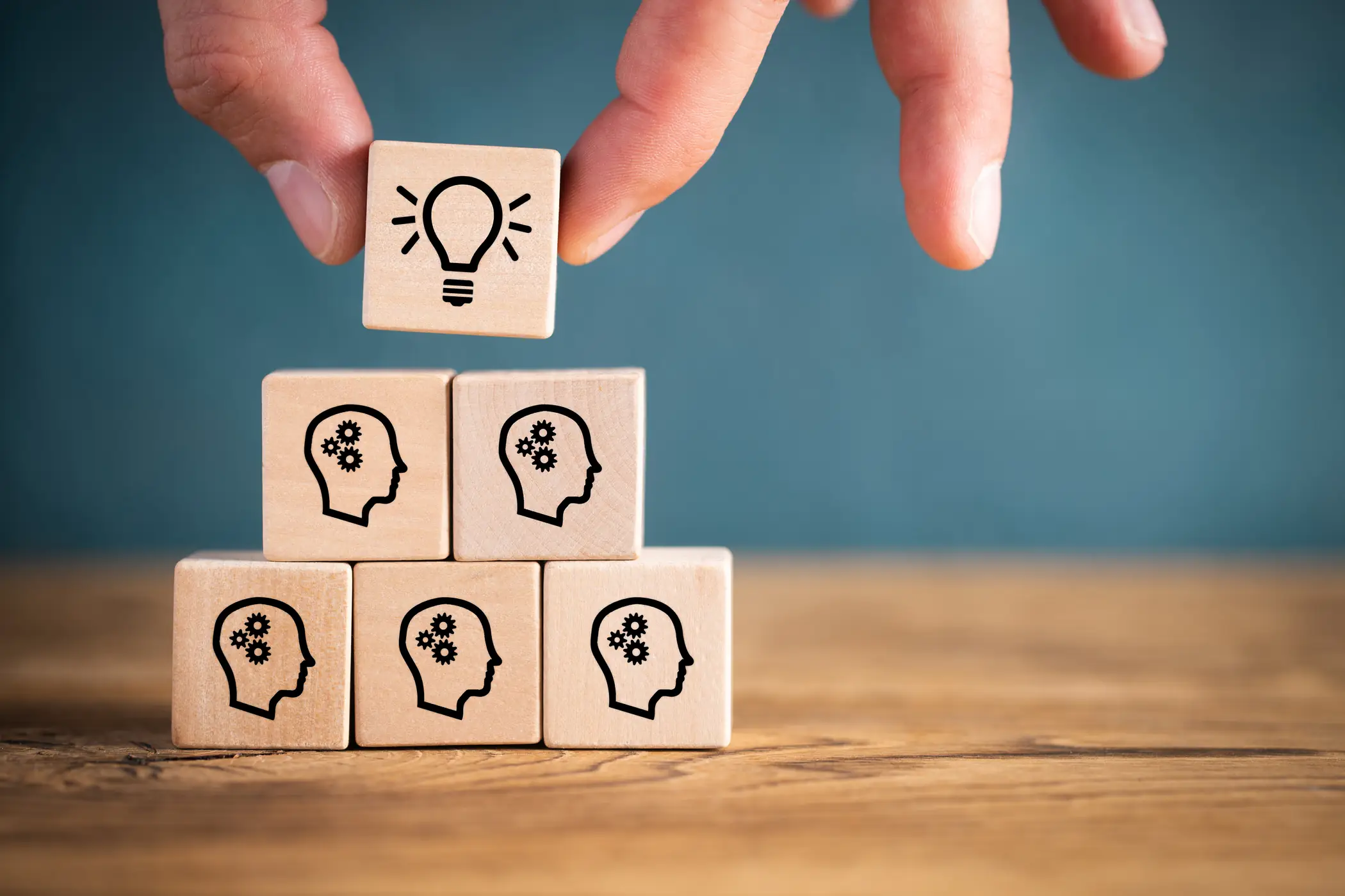 Erhellende Ideen: Bausteine für Innovation und Teamarbeit.